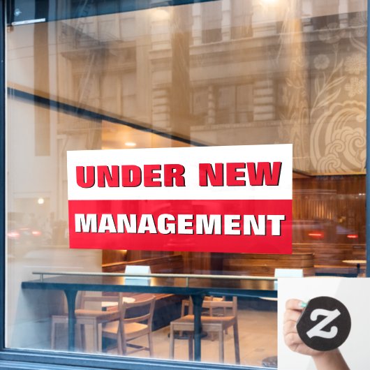 新規管理対象の小規模ビジネス ウィンドウサイン (カフェ窓)