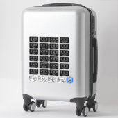 新規透明特許プレートシール シール (スーツケース)