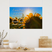 新規開始 ポスター (キッチン)