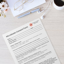 *新規*スパサロンmicrobladeconsent型枠メモ帳
