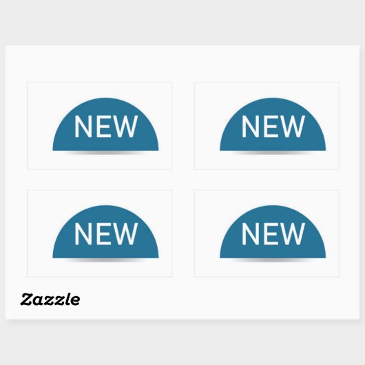 新規 長方形シール (シート)