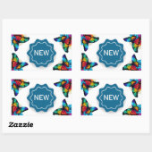 新規 長方形シール (シート)