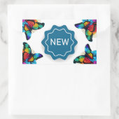 新規 長方形シール (バッグ)