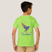 新規《鳥》ハヤブサ2 Tシャツ (裏面フル)