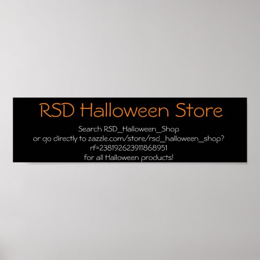 新規RSDハロウィンショップ ポスター (正面)