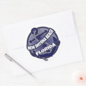 新規Smyrnaビーチフロリダいかりシール ラウンドシール (封筒)