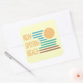 新規Smyrnaビーチフロリダ幾何学デザイン スクエアシール (封筒)