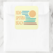 新規Smyrnaビーチフロリダ幾何学デザイン スクエアシール (バッグ)