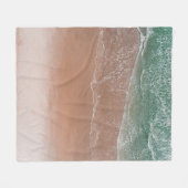 新規Smyrnaビーチ毛布 フリースブランケット (正面(横))