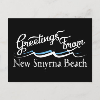 新規Smyrnaビーチ水波 ポストカード