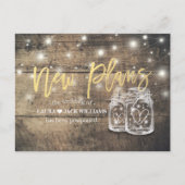 新計画の結婚延期メイスン・ジャース・ウッド 案内ポストカード (正面)