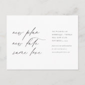 新計画新しい日付と同じ恋 ポストカード (正面)