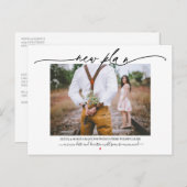 新計画書結婚の延期 ポストカード (正面/裏面)