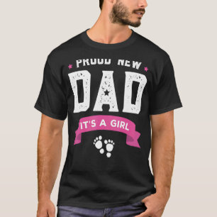 新誇りを持ったしいお父さん可愛いベビーのお父さんの日 Tシャツ
