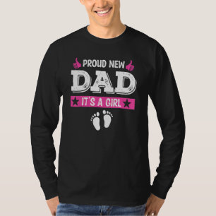 新誇りを持ったしいお父さん可愛いベビーのお父さんの日 Tシャツ