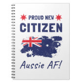 新誇りを持ったしいオーストラリア国民、市民権の儀式 ノートブック (正面)