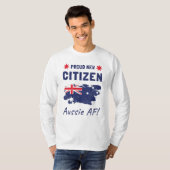 新誇りを持ったしいオーストラリア国民、市民権の儀式 Tシャツ (正面フル)