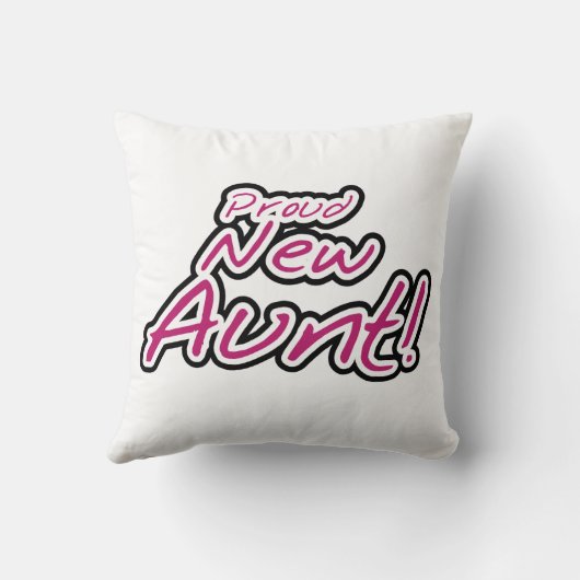 新誇りを持ったしい叔母Tシャツとギフト クッション (裏面)