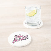 新誇りを持ったしい叔母Tシャツとギフト コースター (側面)