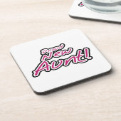 新誇りを持ったしい叔母Tシャツとギフト コースター (左側)