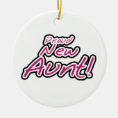新誇りを持ったしい叔母Tシャツとギフト セラミックオーナメント (正面)