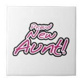 新誇りを持ったしい叔母Tシャツとギフト タイル (正面)