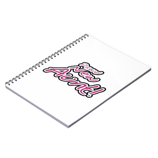 新誇りを持ったしい叔母Tシャツとギフト ノートブック (左側)