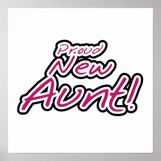 新誇りを持ったしい叔母Tシャツとギフト ポスター (正面)