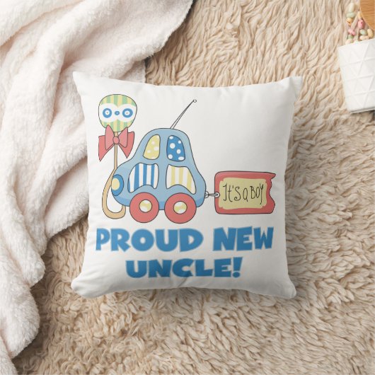 新誇りを持ったしい叔父の車それは男の子の贈り物だ クッション (ブランケット)