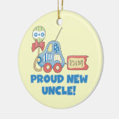新誇りを持ったしい叔父の車それは男の子の贈り物だ セラミックオーナメント (左)