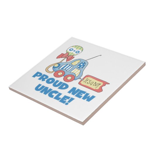 新誇りを持ったしい叔父の車それは男の子の贈り物だ タイル (側面)