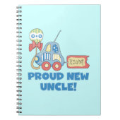 新誇りを持ったしい叔父の車それは男の子の贈り物だ ノートブック (正面)