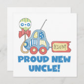 新誇りを持ったしい叔父の車それは男の子の贈り物だ 案内状 (正面/裏面)