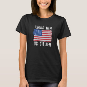 新誇りを持ったしい米国市民の市民新しい米国市民 Tシャツ