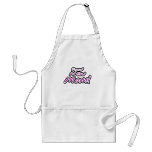 新誇りを持った母パープル文字Tシャツとギフト スタンダードエプロン