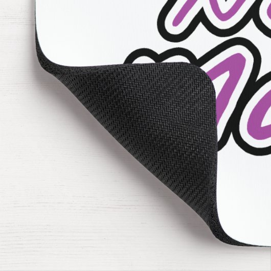 新誇りを持った母パープル文字Tシャツとギフト マウスパッド (コーナー)