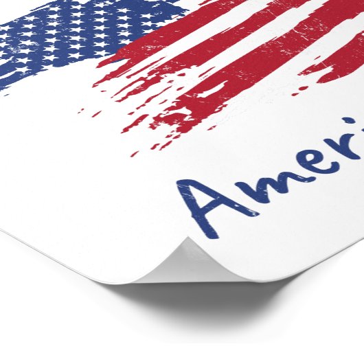 新誇りを持った米国民、市民権の儀式 ポスター (角)