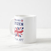 新誇りを持った英国民、市民権儀式 コーヒーマグカップ (正面左)