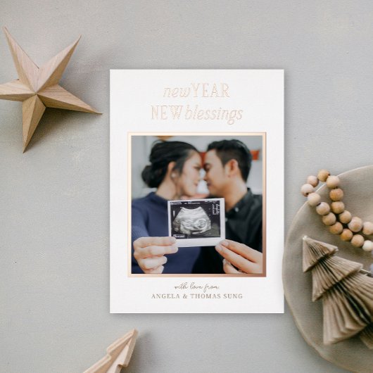 新赤と白年恵み妊娠 箔シーズンカード