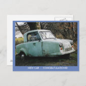 新車おめでとう ポストカード (正面/裏面)