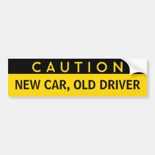 新車、旧車のバンパおもしろいーシール バンパーステッカー