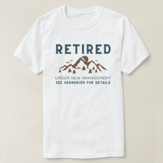 新退職した経営で退職おもしろいする Tシャツ