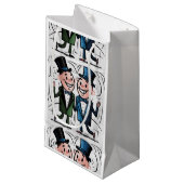 新郎おもしろいと新郎のゲイの結婚漫画 スモールペーパーバッグ (正面アングル)