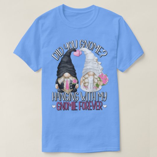 新郎おもしろい新婦格言プぶら下がったンとM Tシャツ (デザイン正面)