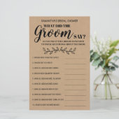 新郎が何と言ったかブライダルシャワーバイリンガルゲーム (スタンド正面)