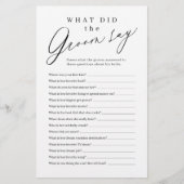 新郎が何と言ったかミニマルな人 (正面)