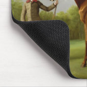 新郎が保持するジョージStubbs |の光沢c.1760-62 マウスパッド (コーナー)