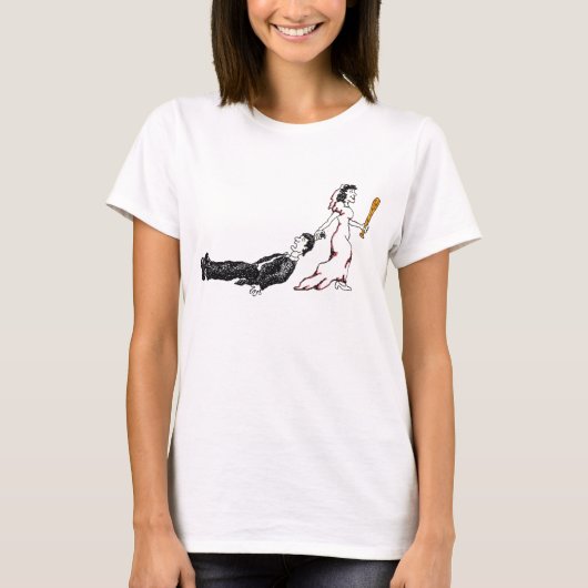 新郎が来遠くにる！ Tシャツ (正面)