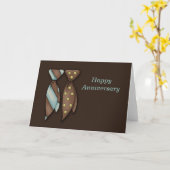 新郎と新郎、二人の新婚記念日 カード (黄色い花)