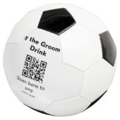 新郎に乾杯を買う QR コードをスキャンする サッカーボール (3/4)